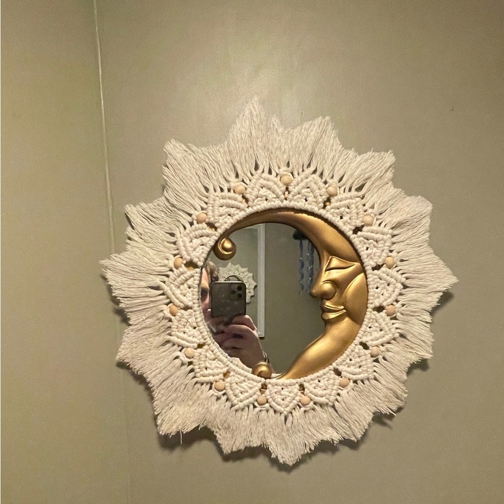 Macrame Bohemian Mirror